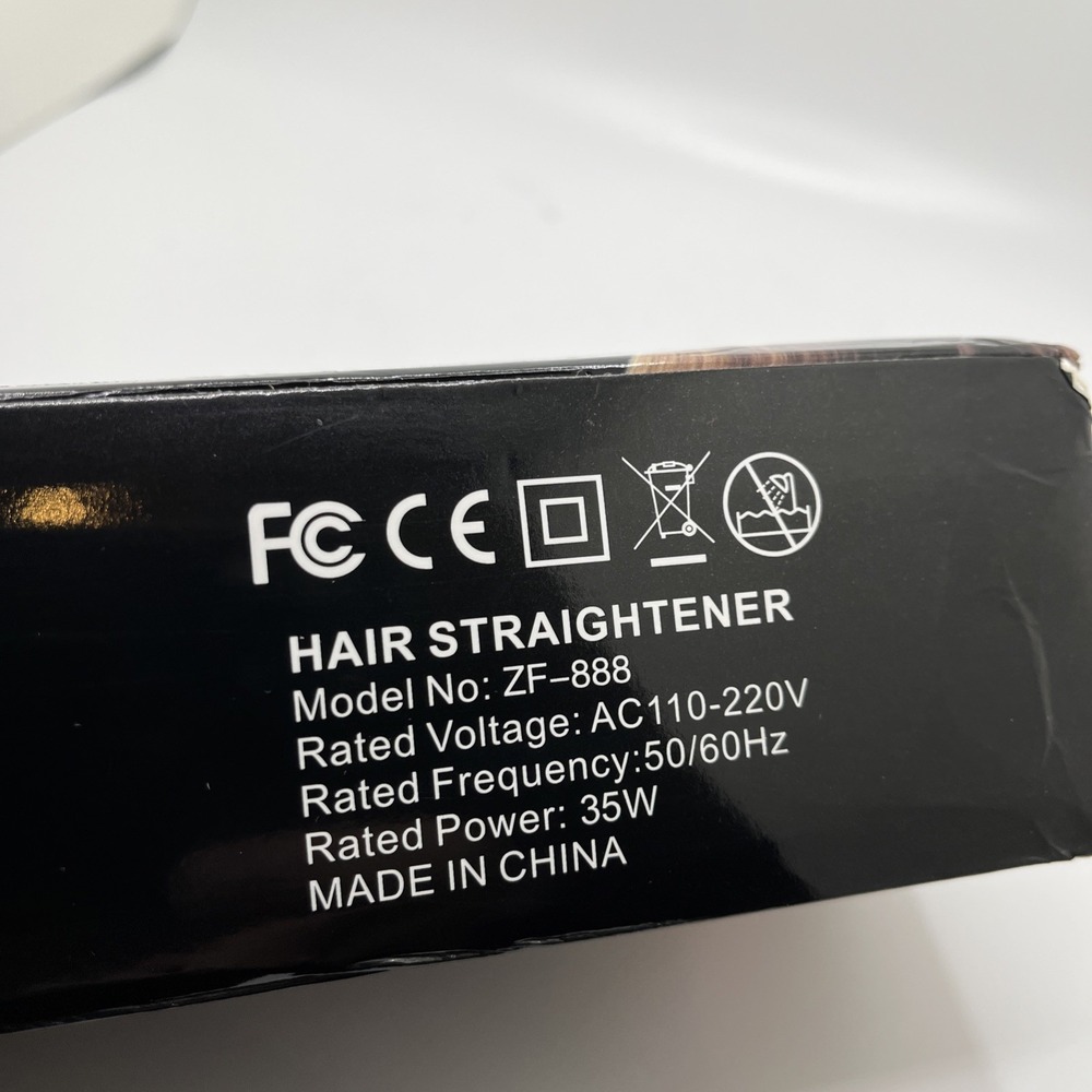 Hair Stylist‎ Hair Straightener, Purple/Gray, ZF-888 Brand New - Picture 4 of 8